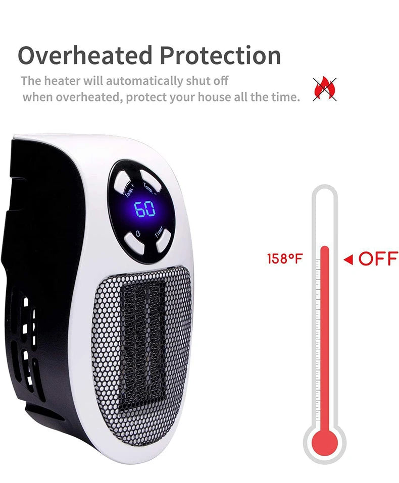 Premium Portable Heater Electric Heater Convenient For Winter £14.53