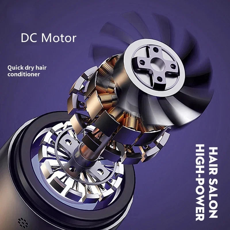 Professional Salon Hair Dryer with Ionic & Heat Protection Portable £32.50