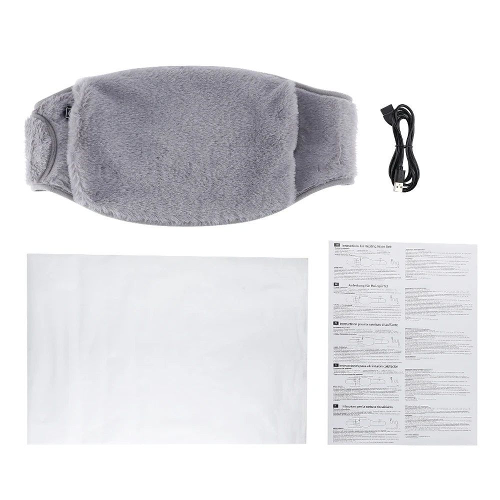 Belt Cold-Proof Hand Waist Warming Pad USB Recharging Abdominal Warmer £18.99