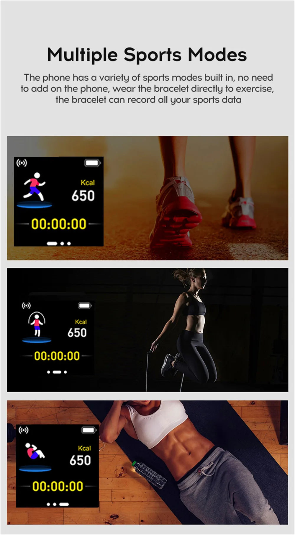 Smartwatch Men Women Wristwatches Smart Watch Message Fitness £22.78-£22.83