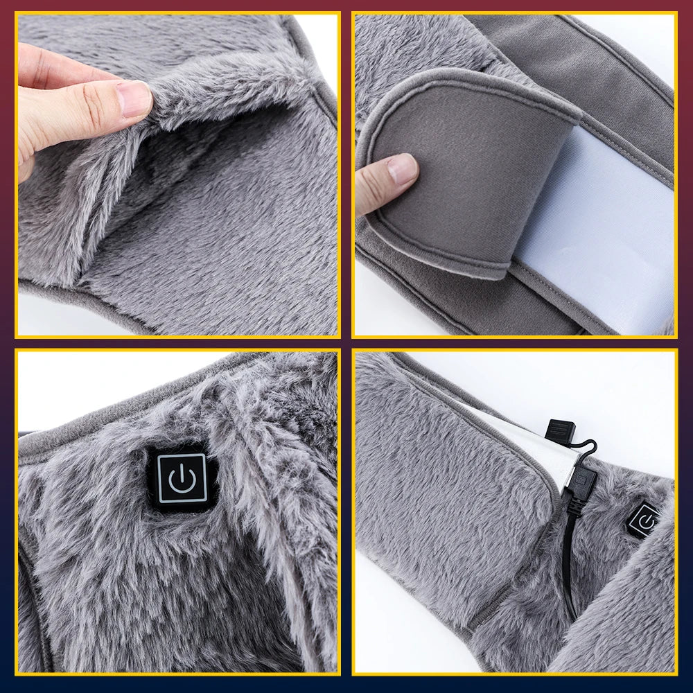 Belt Cold-Proof Hand Waist Warming Pad USB Recharging Abdominal Warmer £18.99