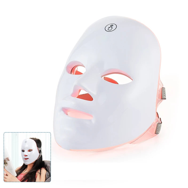 Wireless LED Face Beauty Machine Photon Facial Mask £25.38-£35.99