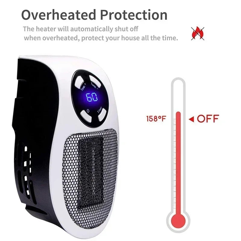 Premium Portable Heater Electric Heater Convenient For Winter £14.53