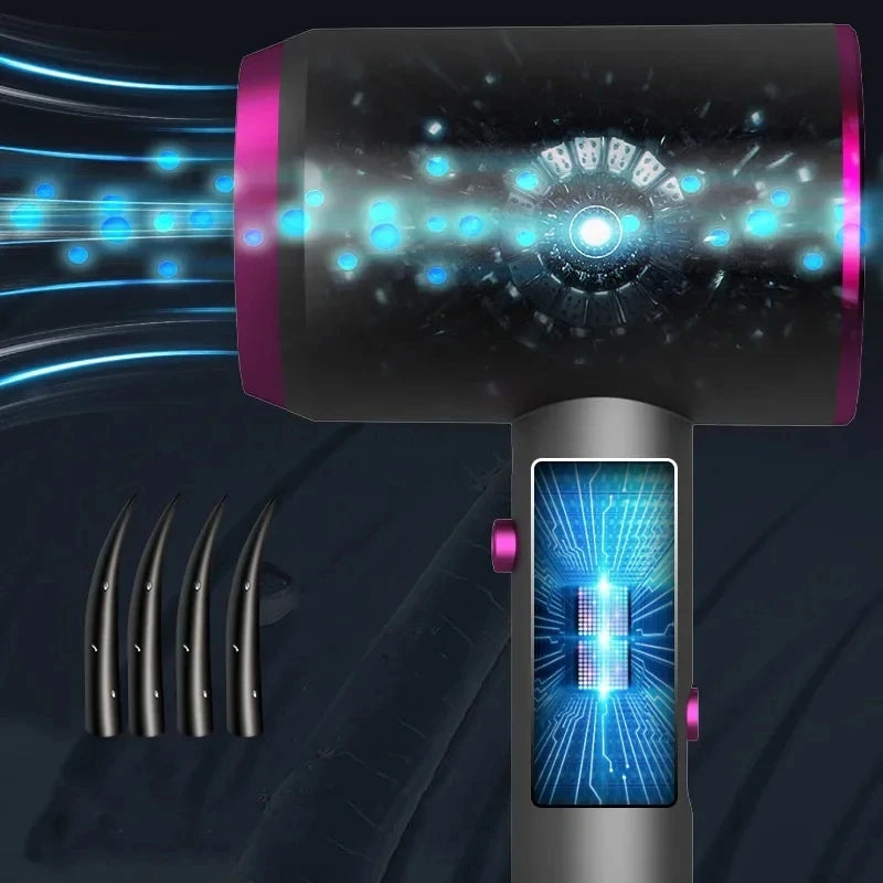 Professional Salon Hair Dryer with Ionic & Heat Protection Portable £32.50