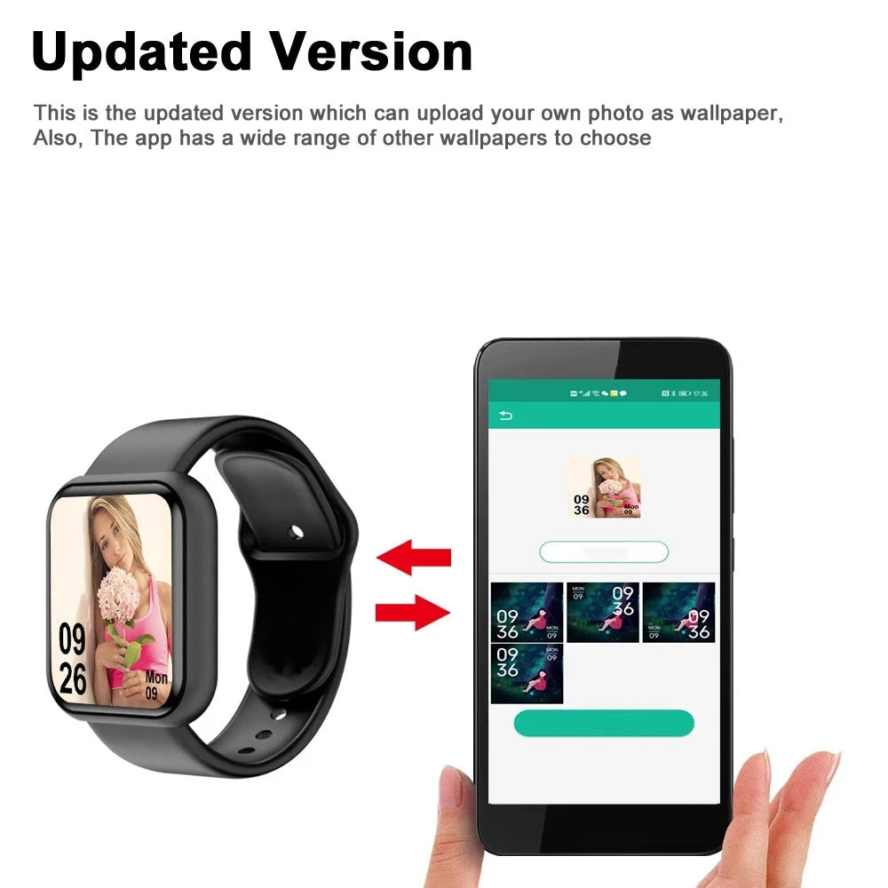 Smartwatch Men Women Wristwatches Smart Watch Message Fitness £22.78-£22.83