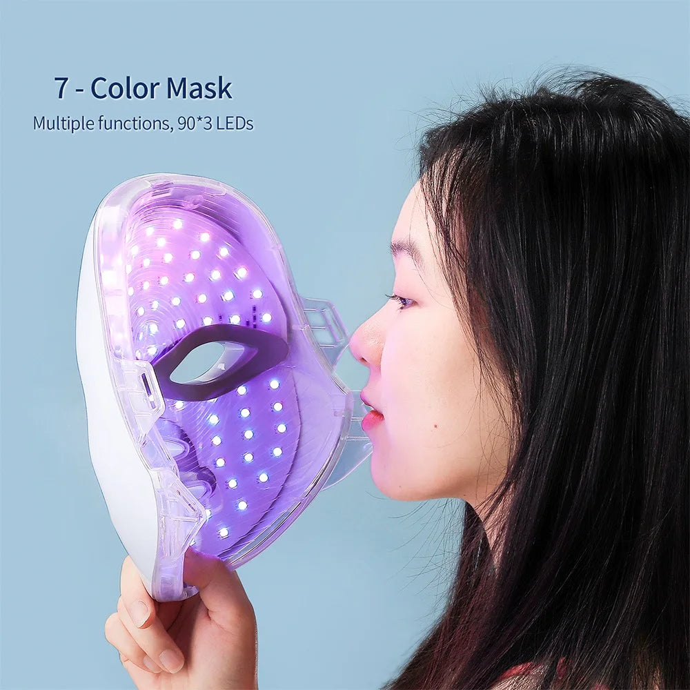 Wireless LED Face Beauty Machine Photon Facial Mask £25.38-£35.99