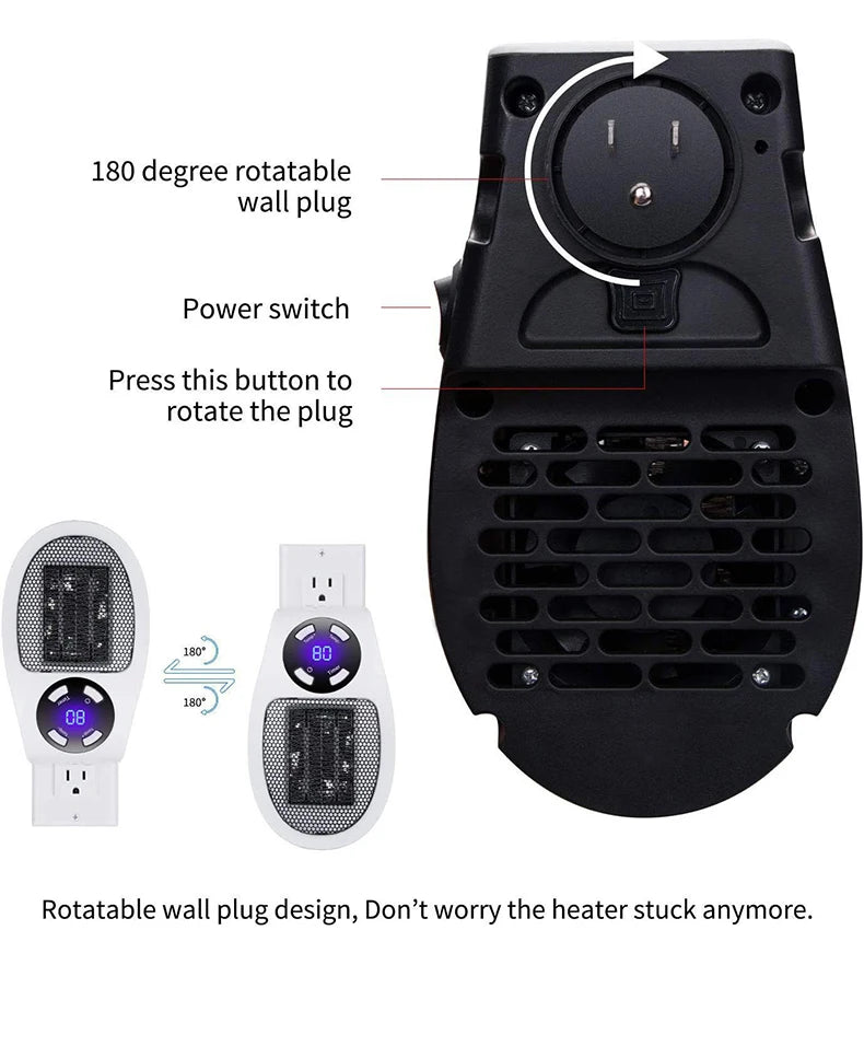 Premium Portable Heater Electric Heater Convenient For Winter £14.53