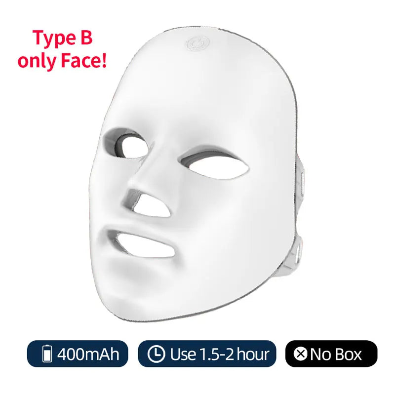 Wireless LED Face Beauty Machine Photon Facial Mask £25.38-£35.99