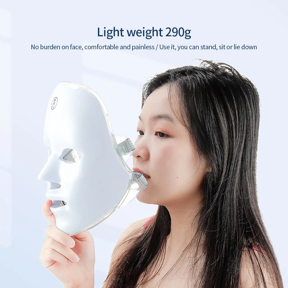 Wireless LED Face Beauty Machine Photon Facial Mask £25.38-£35.99